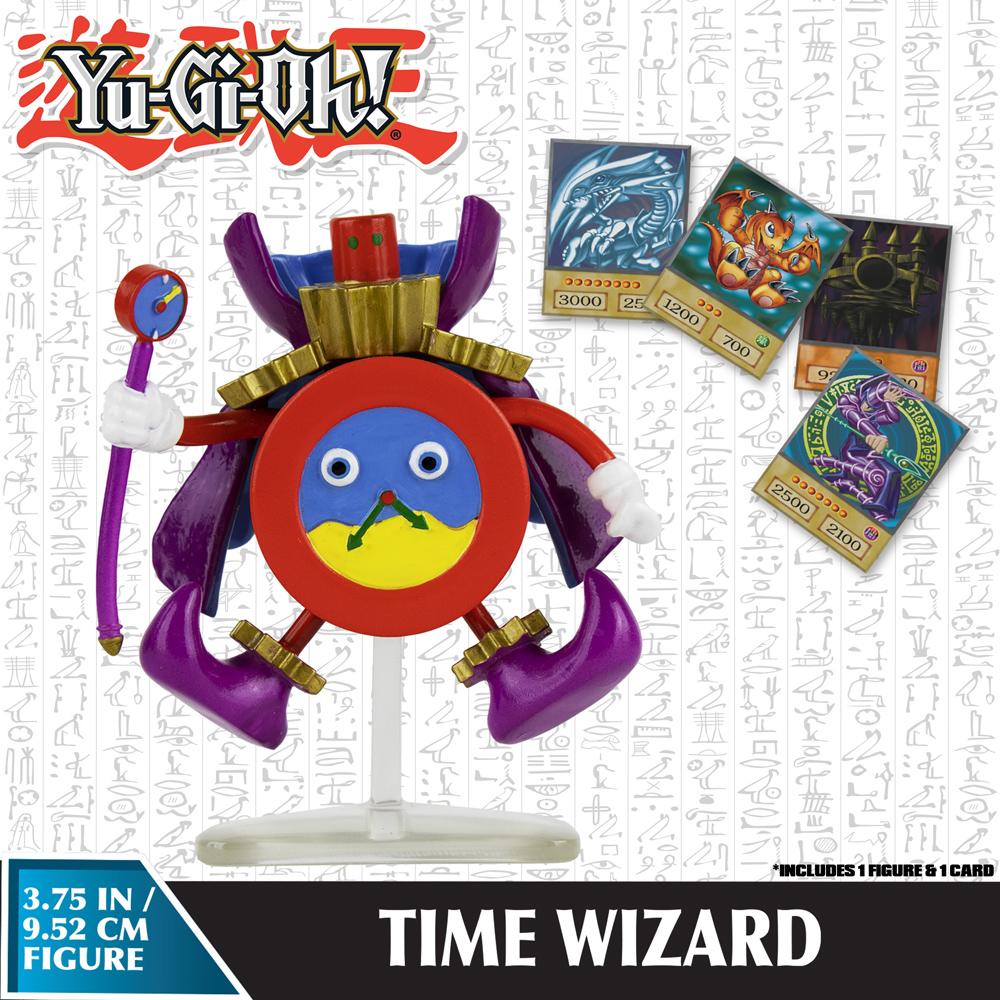 Yu Gi Oh Time Wizard Articulated Figure with Miniature Card for Ages 8+