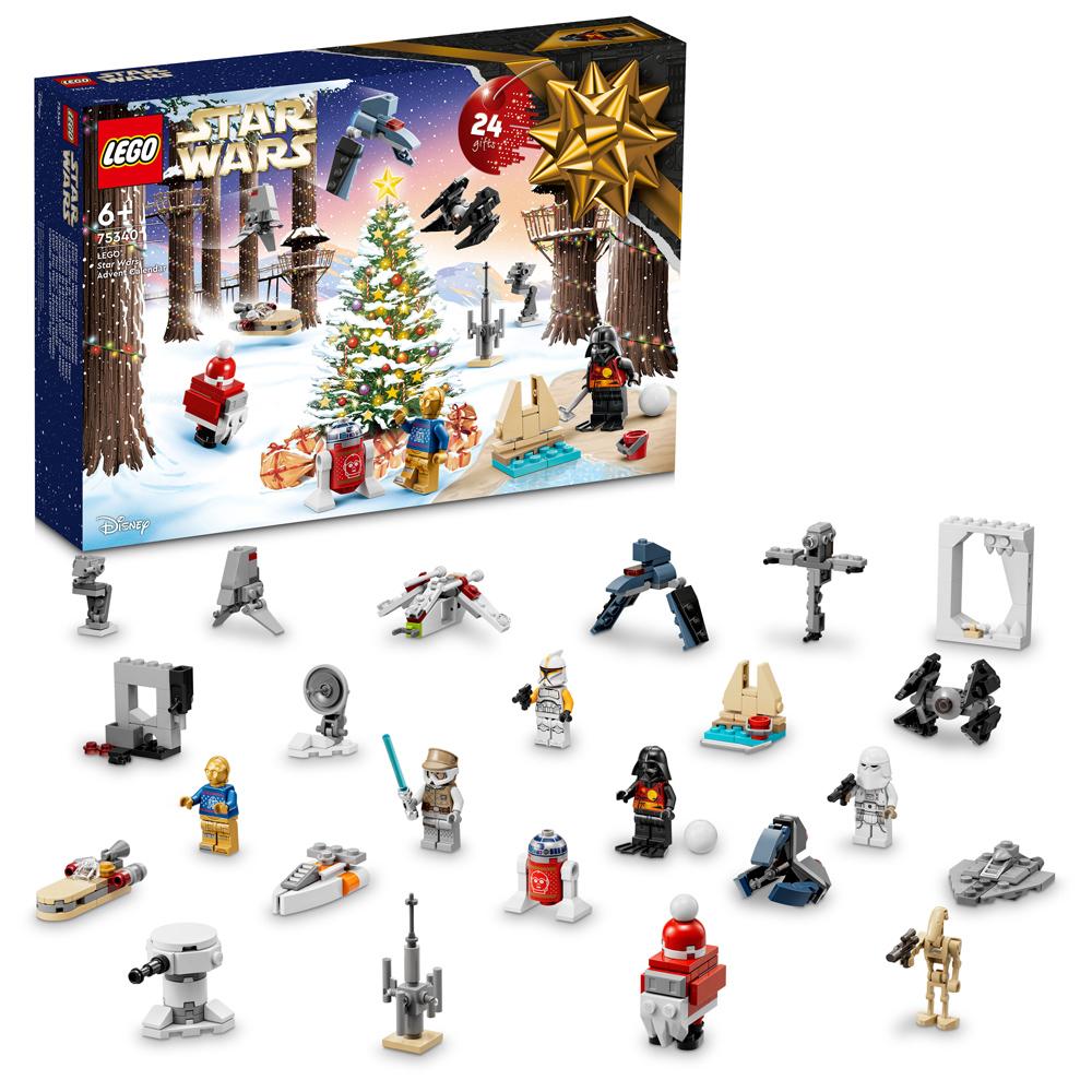 View 3 LEGO Star Wars Advent Calendar 2022 329 Piece for Ages 6+ 75340