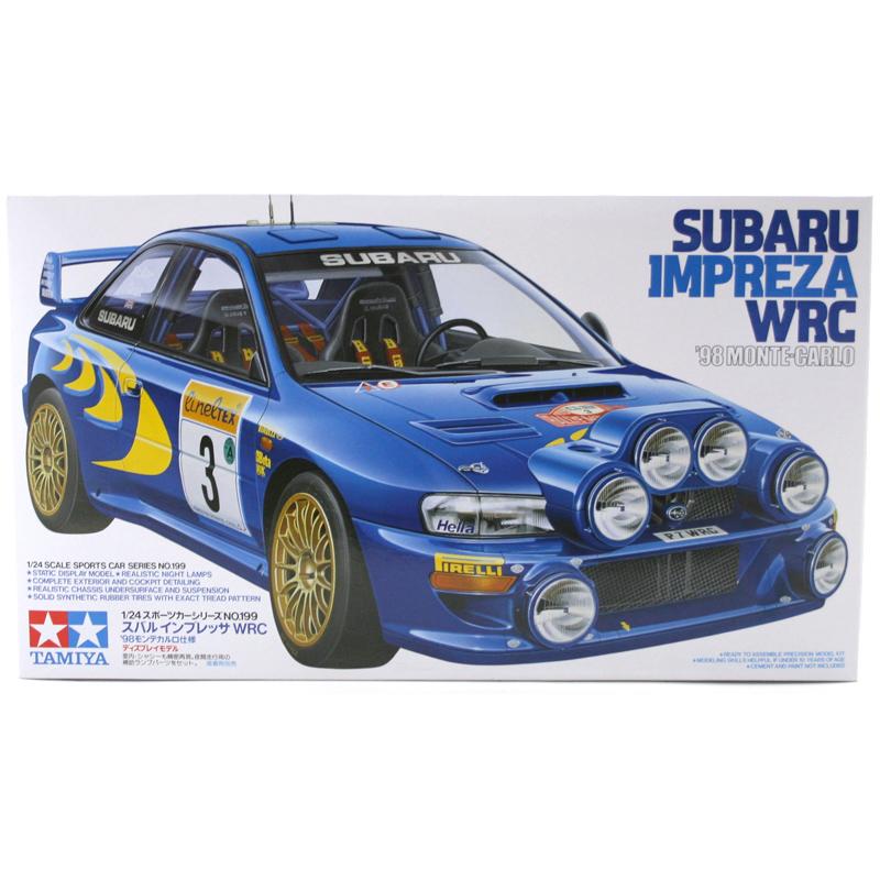 Tamiya Subaru Impreza WRC '98 Monte Carlo Model Kit Scale 1:24 24199