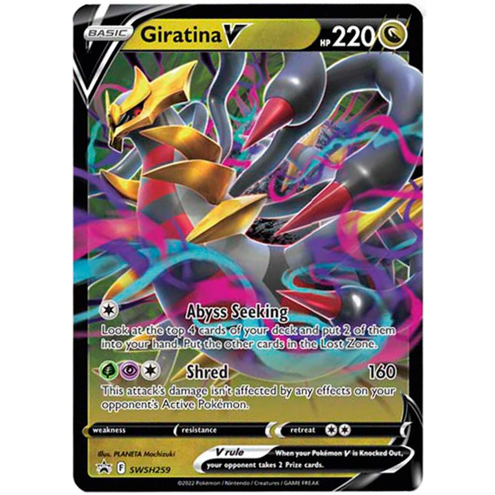 View 2 Pokémon Trading Card Game Hidden Potential GIRATINA V Tin with 4 Booster Packs POK85116-GIRATINA
