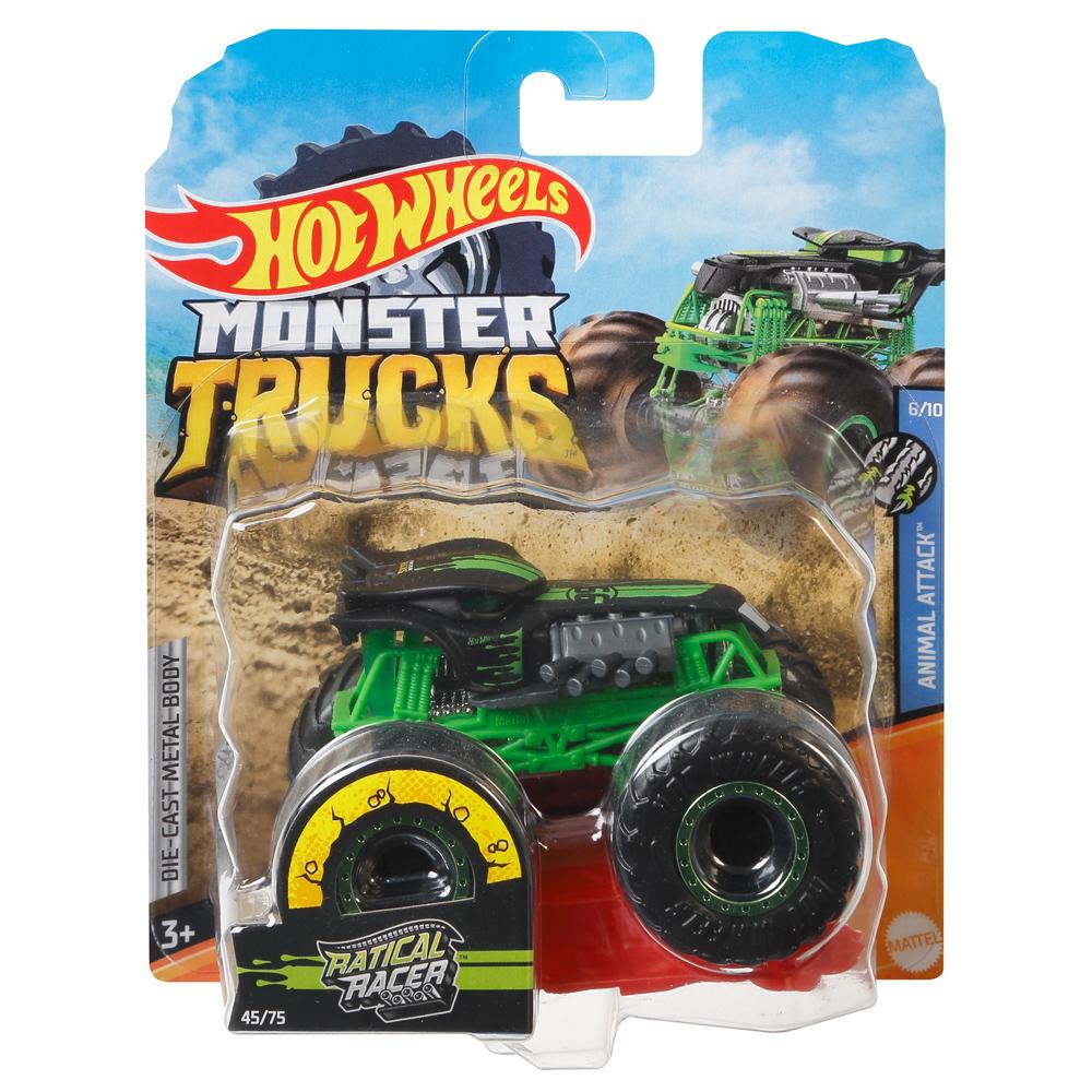 Hot Wheels Monster Trucks Ratical Racer 164 Diecast Car 2-Pack Mattel Toys  - ToyWiz