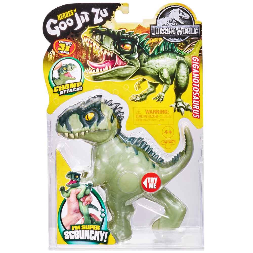 Heroes of Goo Jit Zu Jurassic World Giganotosaurus Scrunchy Dinosaur Pack 0GU-41306