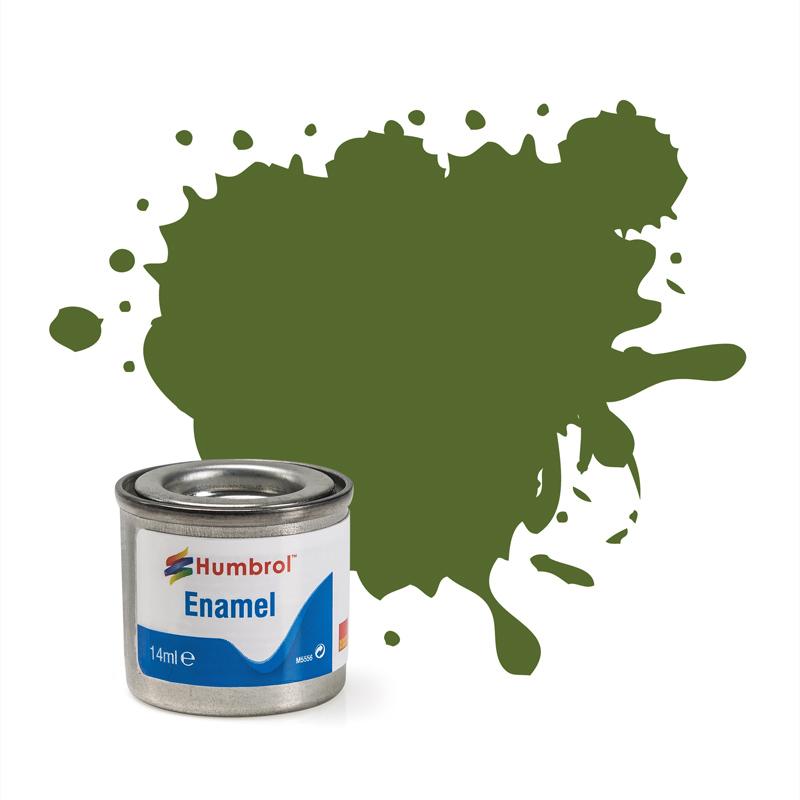Humbrol Enamel Matt Finish Paint - Deck Green 88 A0970