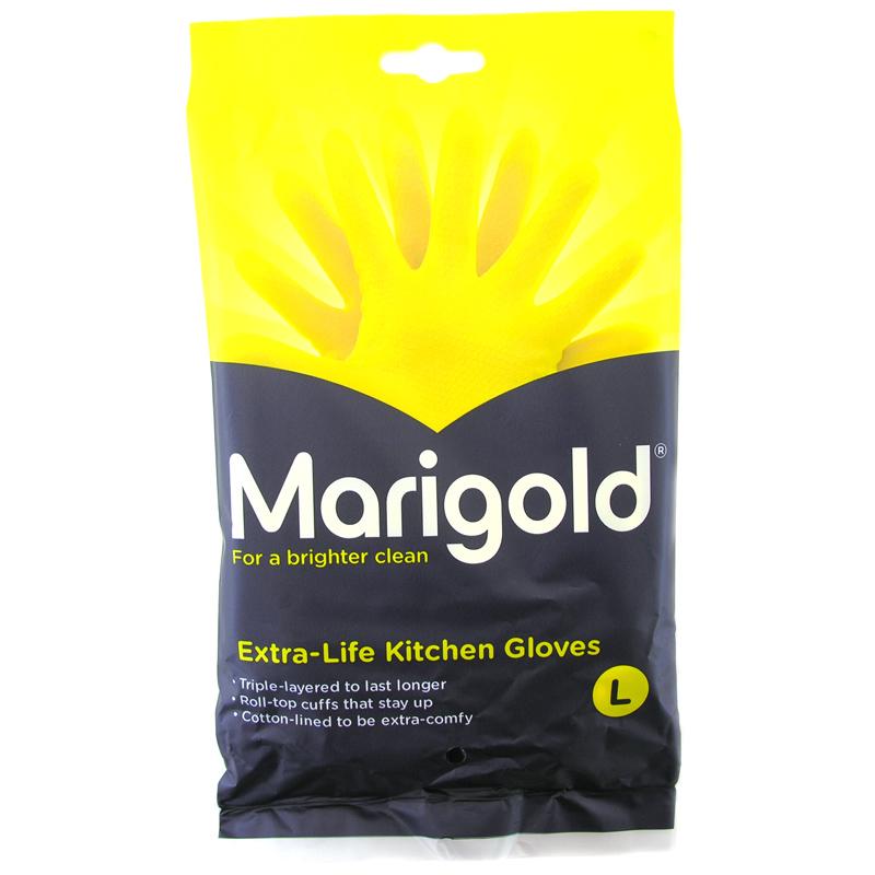 Marigold Extra-Life Kitchen Gloves LARGE (8 1/2) VI145408