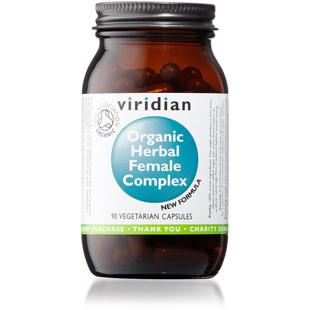 View 2 Viridian Organic Herbal Female Complex 90 Capsules 0936