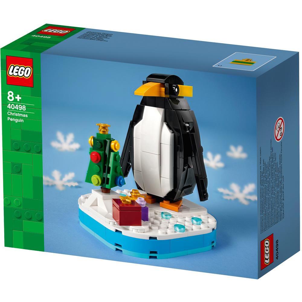 LEGO Christmas Penguin Festive Construction Toy 244 Piece Set 40498 for Ages 8+ L40498