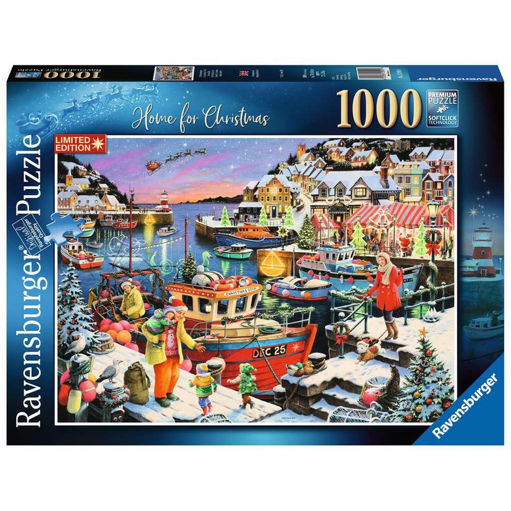 Ravensburger Home For Christmas 1000 Piece Jigsaw Puzzle Limited Edition 13991