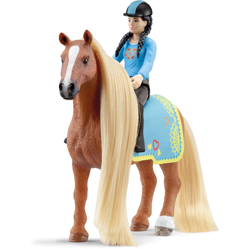 View 3 Schleich Horse Club Sophia's Beauties Kim and Caramelo Figure Set Ages 4+ 42585