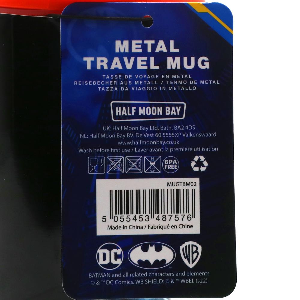 View 3 DC Comics Batman Villains We Are Not Afraid Metal Travel Mug MUGTBM02