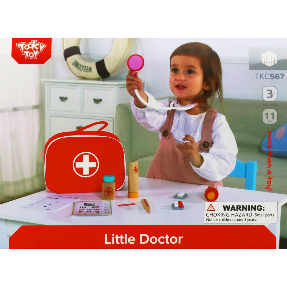 Tooky Toy Wooden Little Doctor Set TKC567