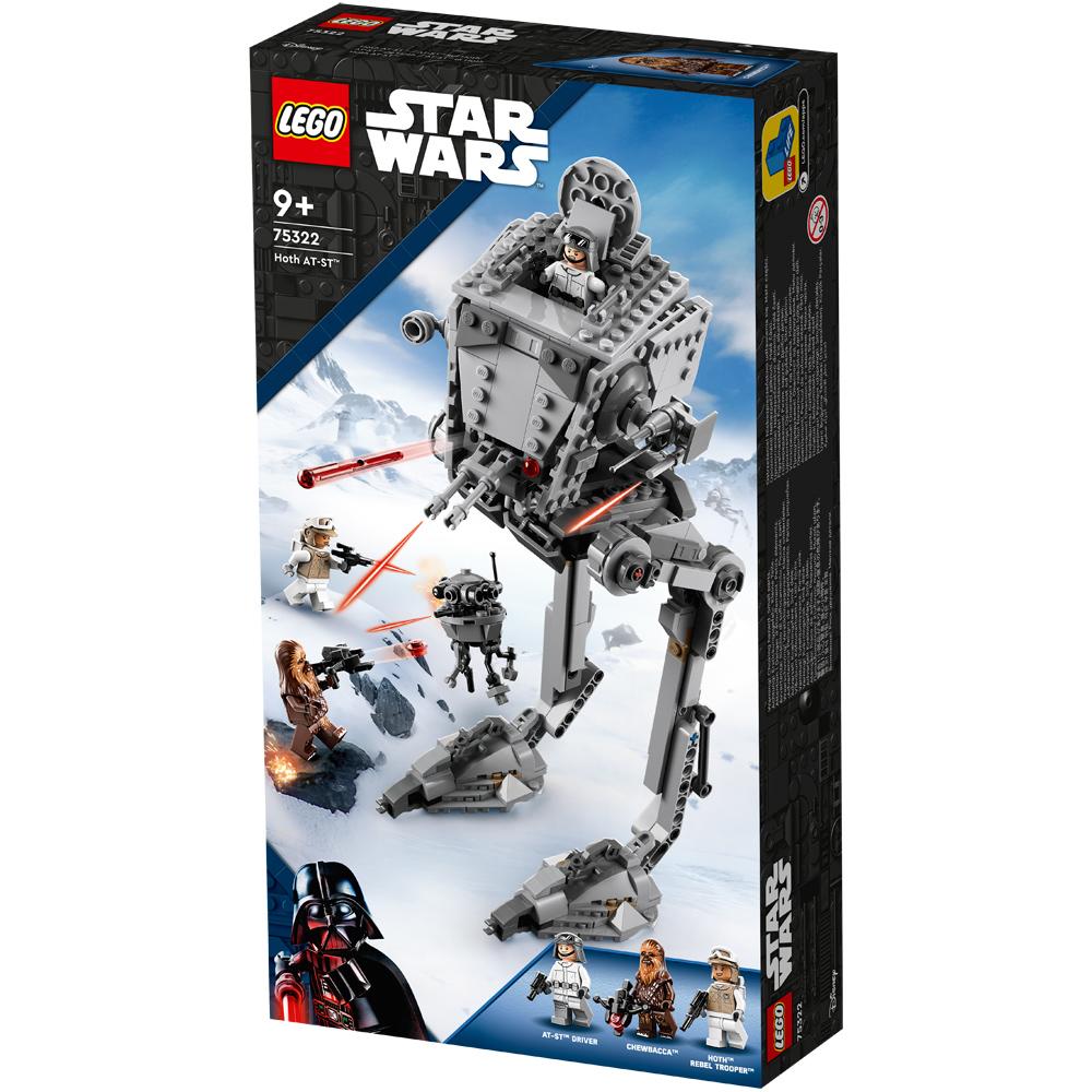View 4 LEGO Star Wars Hoth AT ST Construction Set 586 Piece for Ages 9+ 75322