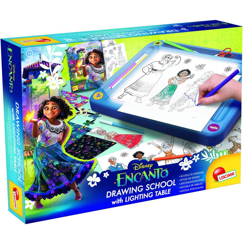 Disney Encanto Drawing School with Light Table Stationery and Activities Age 5+ 98255