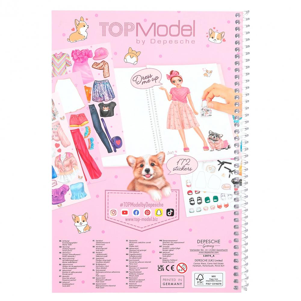 TopModel Ylvi & the Minimoomis Dress Me Up Sticker Fun : : Arts &  Crafts