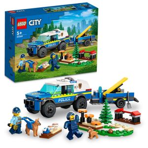 View 3 LEGO City Mobile Police Dog Training Building Set Toy 197 Piece for Ages 5+ 60369