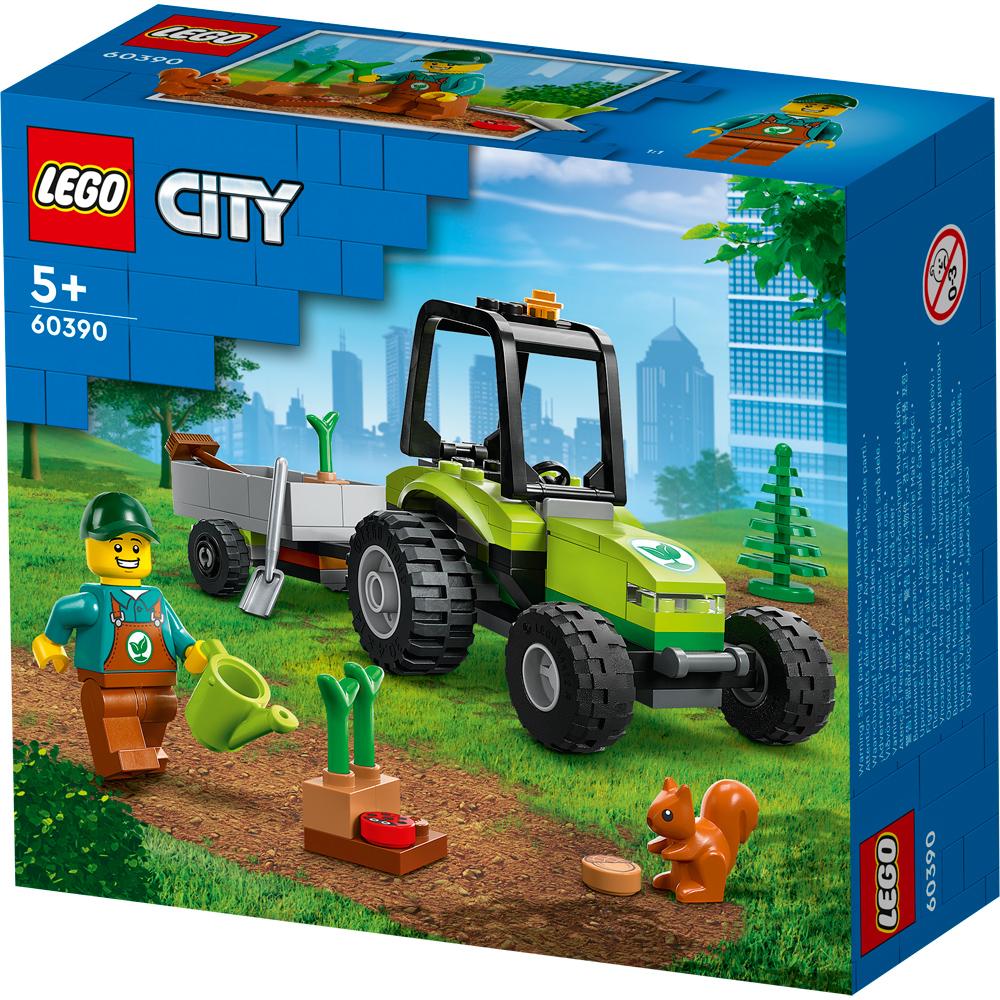 LEGO City Park Tractor Building Set Toy 86 Pieces with Figure for Ages 5+ L60390