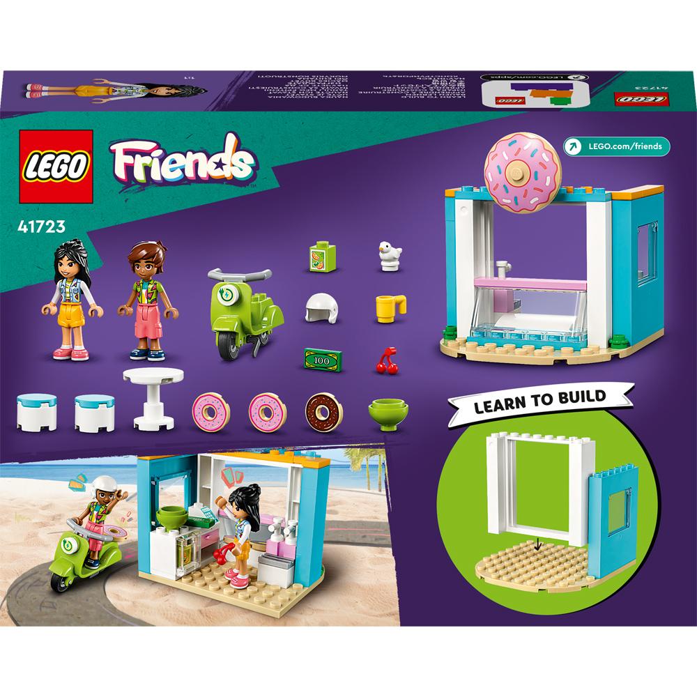 View 4 LEGO Friends Doughnut Shop Building Set Toy 63 Piece for Ages 4+ 41723