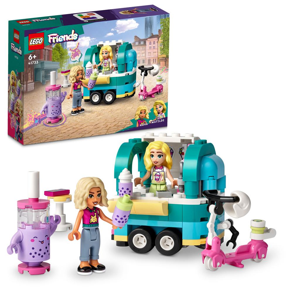 View 3 LEGO Friends Mobile Bubble Tea Shop Building Set Toy 109 Piece for Ages 6+ 41733