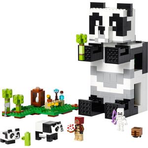 View 2 LEGO Minecraft The Panda Haven Building Set Toy 553 Piece for Ages 8+ L21245