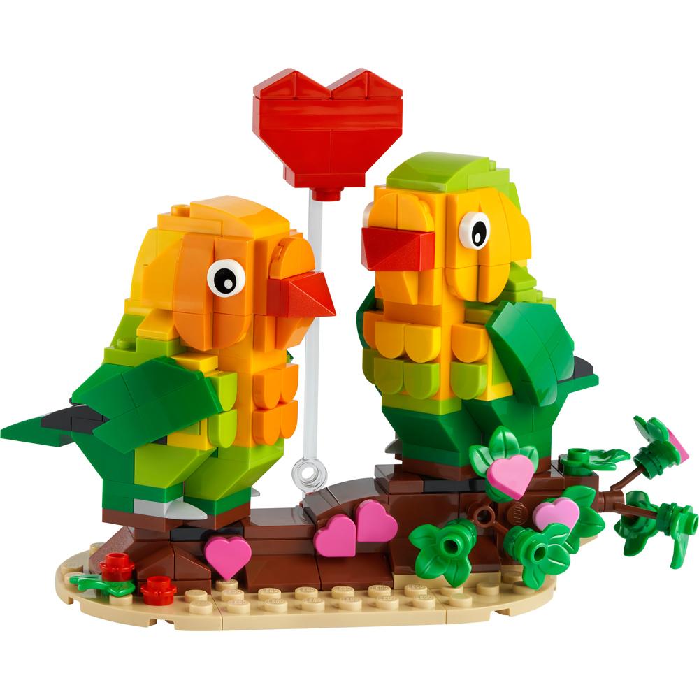 View 2 LEGO Valentine Lovebirds Construction Set Toy Gift 40522 for Ages 8+ 40522