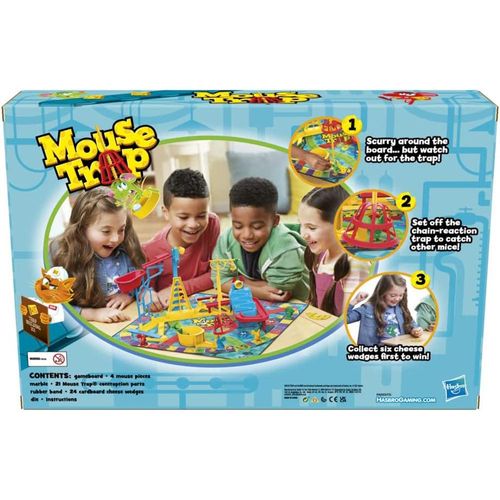 Hasbro Mouse Trap Classic Action Chain Reaction Board Game for 2-4 ...