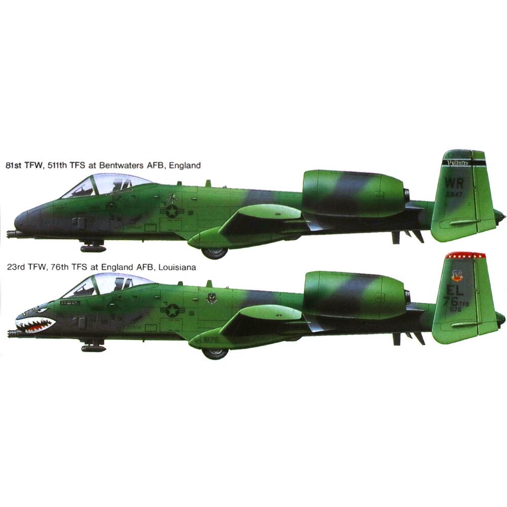 Tamiya U.S.A.F A-10A Thunderbolt II Aircraft Model Kit Set 61028