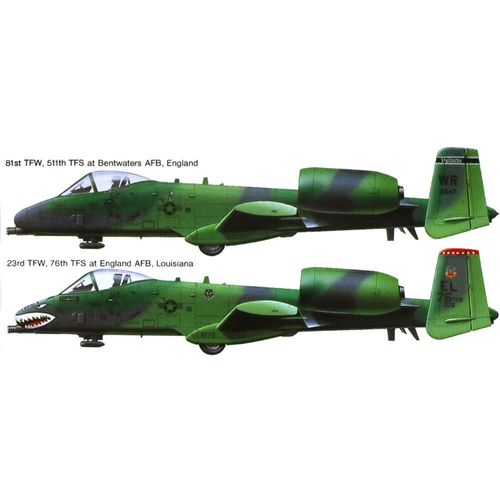 Maquette A-10A Thunderbolt II Tamiya - Échelle 1:48, Avion De Attack Américain Détailé