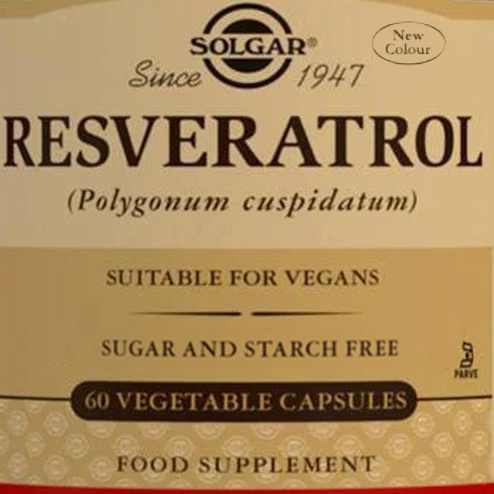 Solgar Resveratrol 60 VEGETABLE CAPSULES