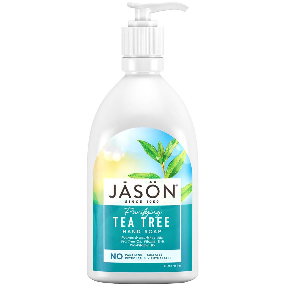 Jason Purifying Tea Tree Hand Soap 473ml Revives and Nourishes Skin K0144