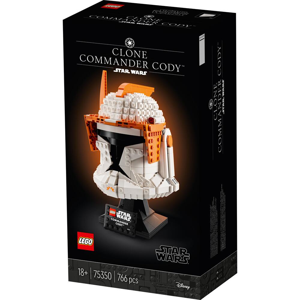 LEGO Star Wars Commander Cody Helmet Clone Trooper Building Set 75350