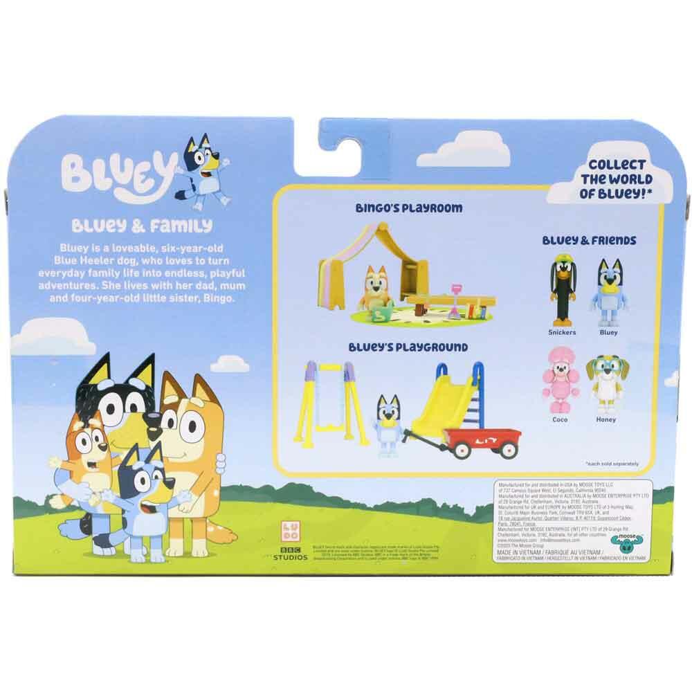 Bluey and Family: Bingo, Bandit and Chilli 4 Figure pack