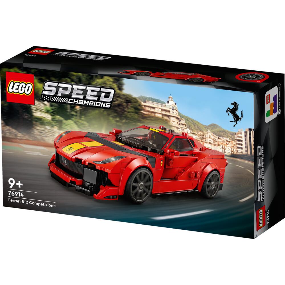 LEGO Speed Champions Ferrari 812 Competizione Sports Car Building Set 76914 76914