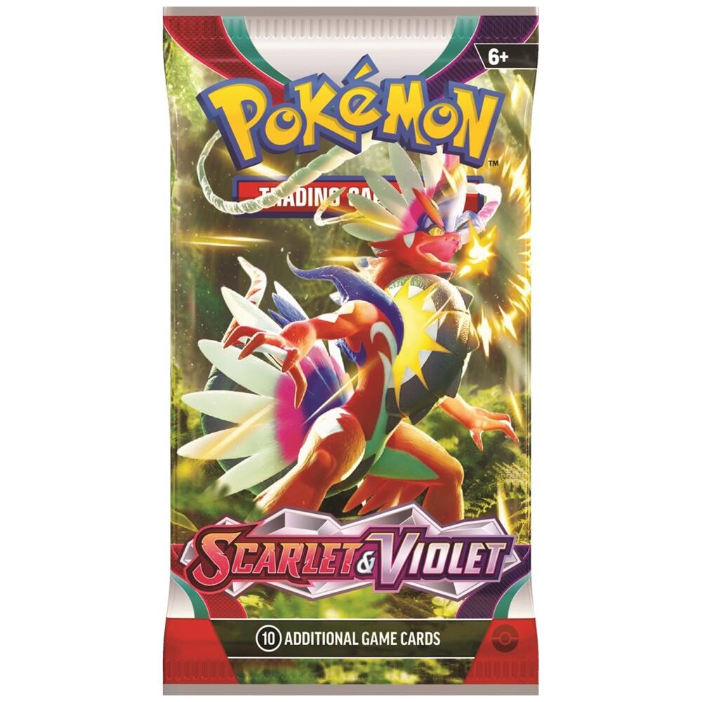 Pokemon Trading Card Game Scarlet & Violet SINGLE Booster Pack of 10 POK85324