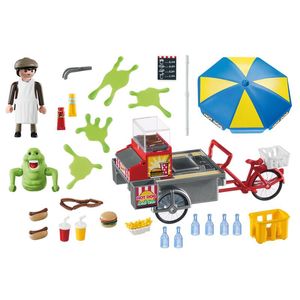 View 2 Playmobil Ghostbusters Slimer with Hot Dog Stand 9222
