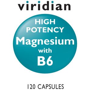 View 5 Viridian High Potency Magnesium with Vitamin B6 120 Capsules 0329