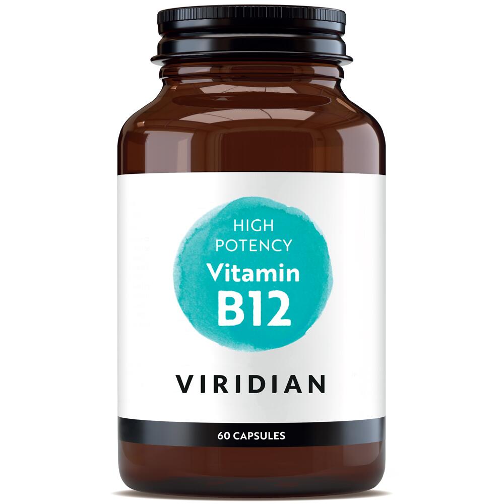 Viridian High Potency Vitamin B12 1000µg 60 Capsules 0204