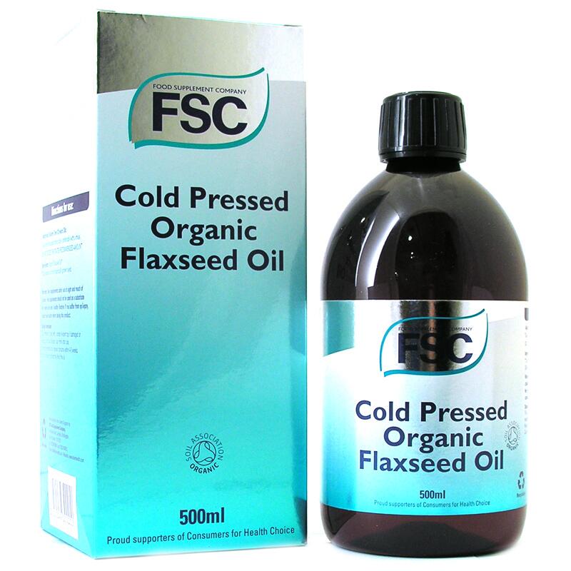 FSC Cold Pressed Organic Flaxseed OIL 500ml F152333