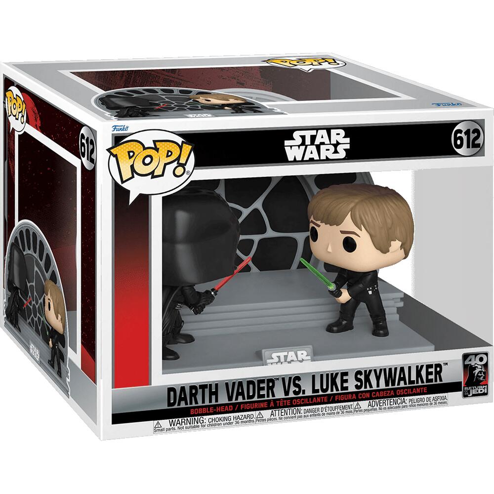 Funko POP! Star Wars Darth Vader vs Luke Skywalker Figures Set 612 F70743