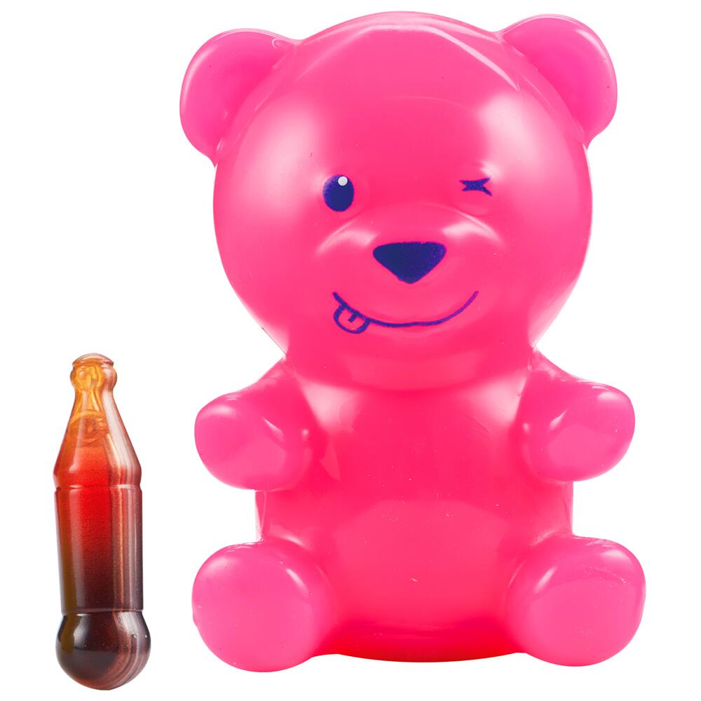 Jiggly Pets Gummymals Bear with Sound in PINK GUM001-PINK