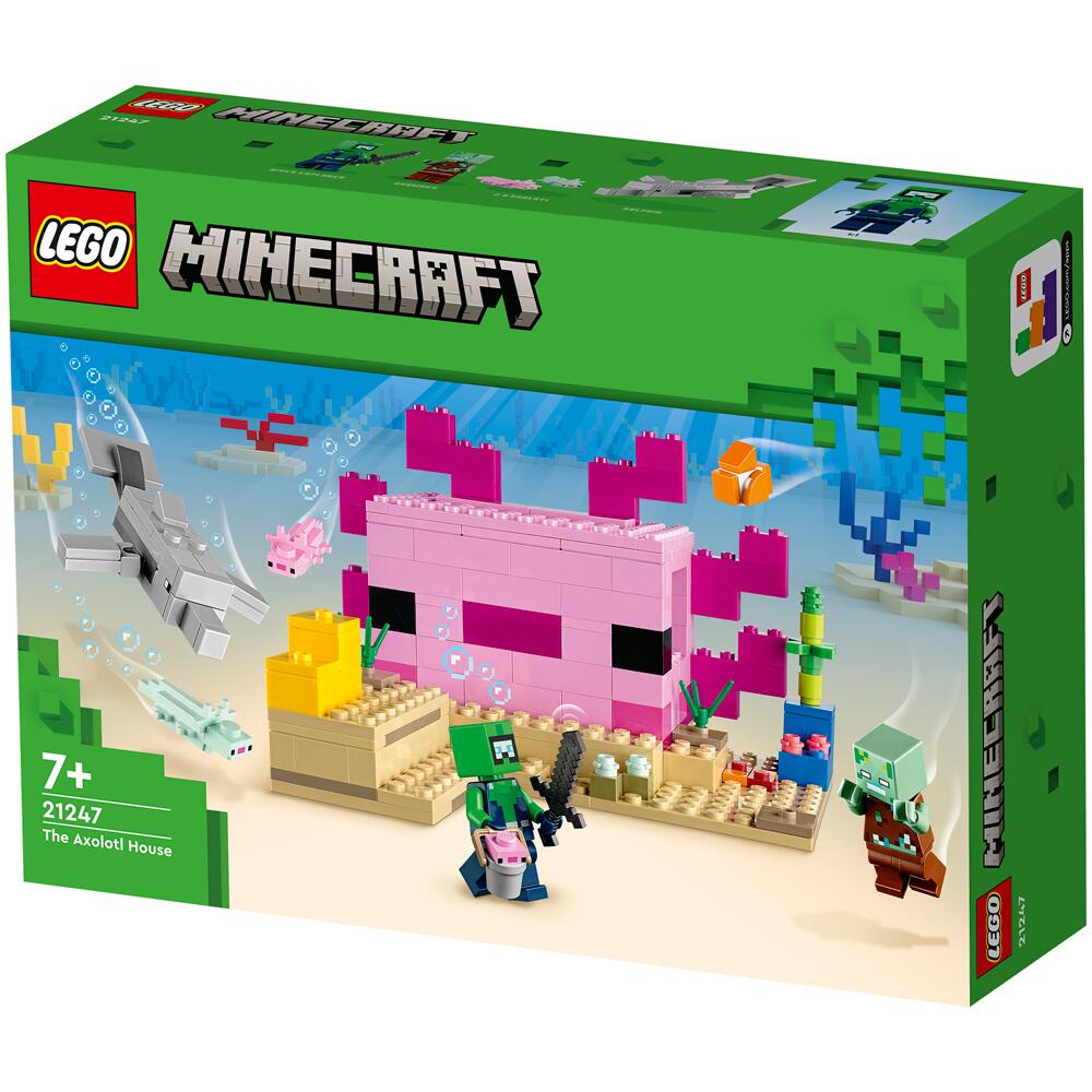 LEGO Minecraft The Axolotl House Building Set 21247 21247