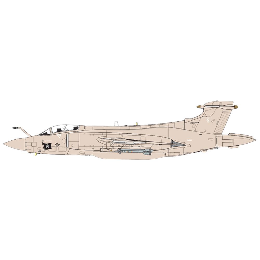 View 3 Airfix Blackburn Buccaneer S.2B Gulf War Aircraft Model Kit Scale 1/72 A06022A