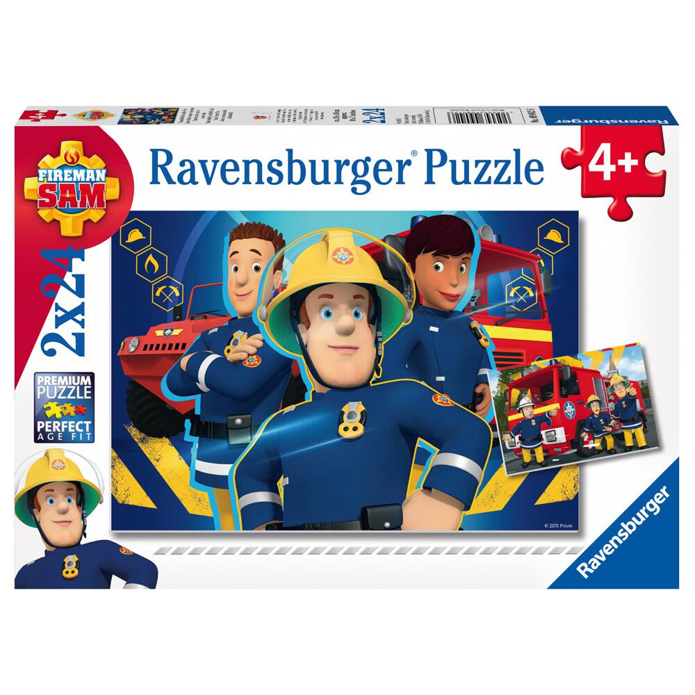 Ravensburger Fireman Sam 2x24 Piece Jigsaw Puzzle 09042