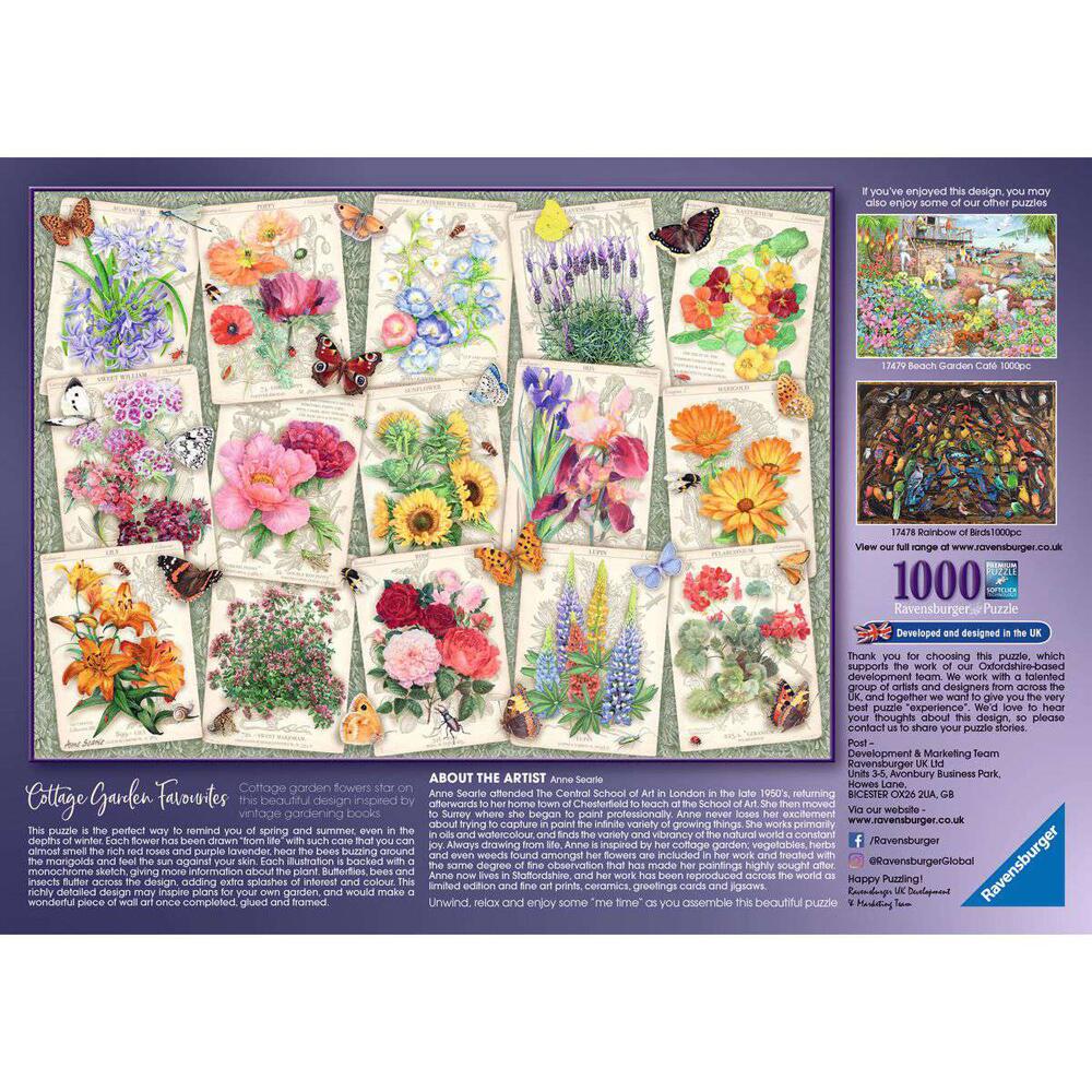 Ravensburger Do It Yourself In the Garden 1000 Piece Puzzle – The