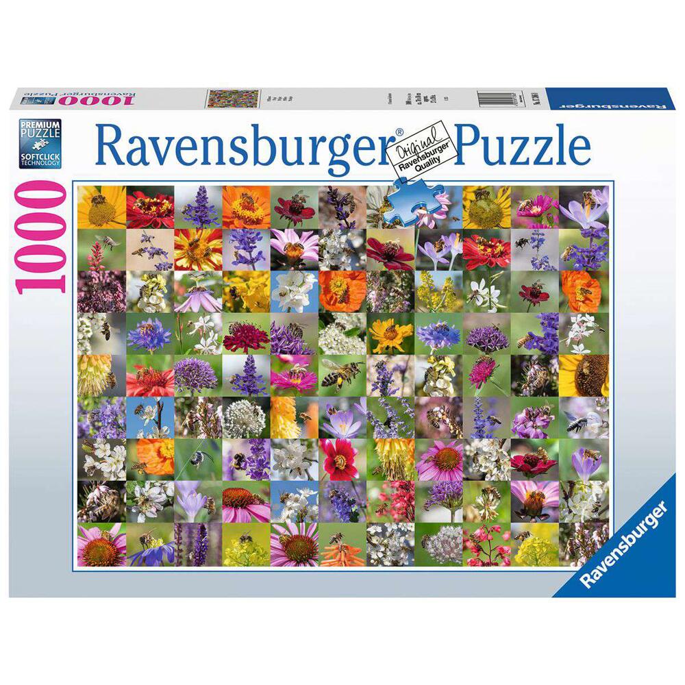 Ravensburger Bee Collage 1000 Piece Jigsaw Puzzle 17386