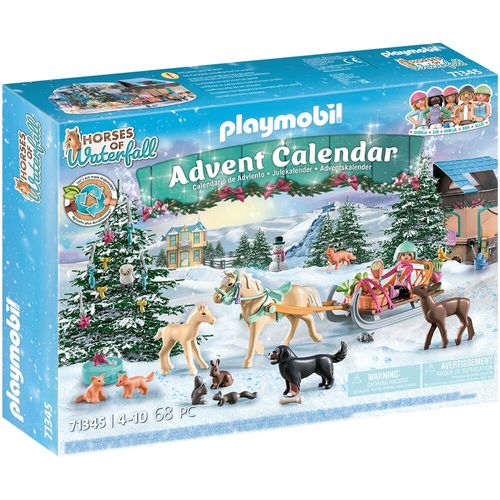 Playmobil Horses of Waterfall Advent Calendar Christmas Sleigh Ride 71345