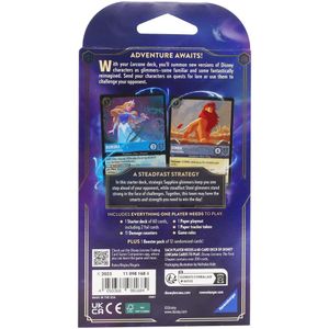View 4 Disney Lorcana TCG The First Chapter Starter Deck A STEADFAST STRATEGY 98168
