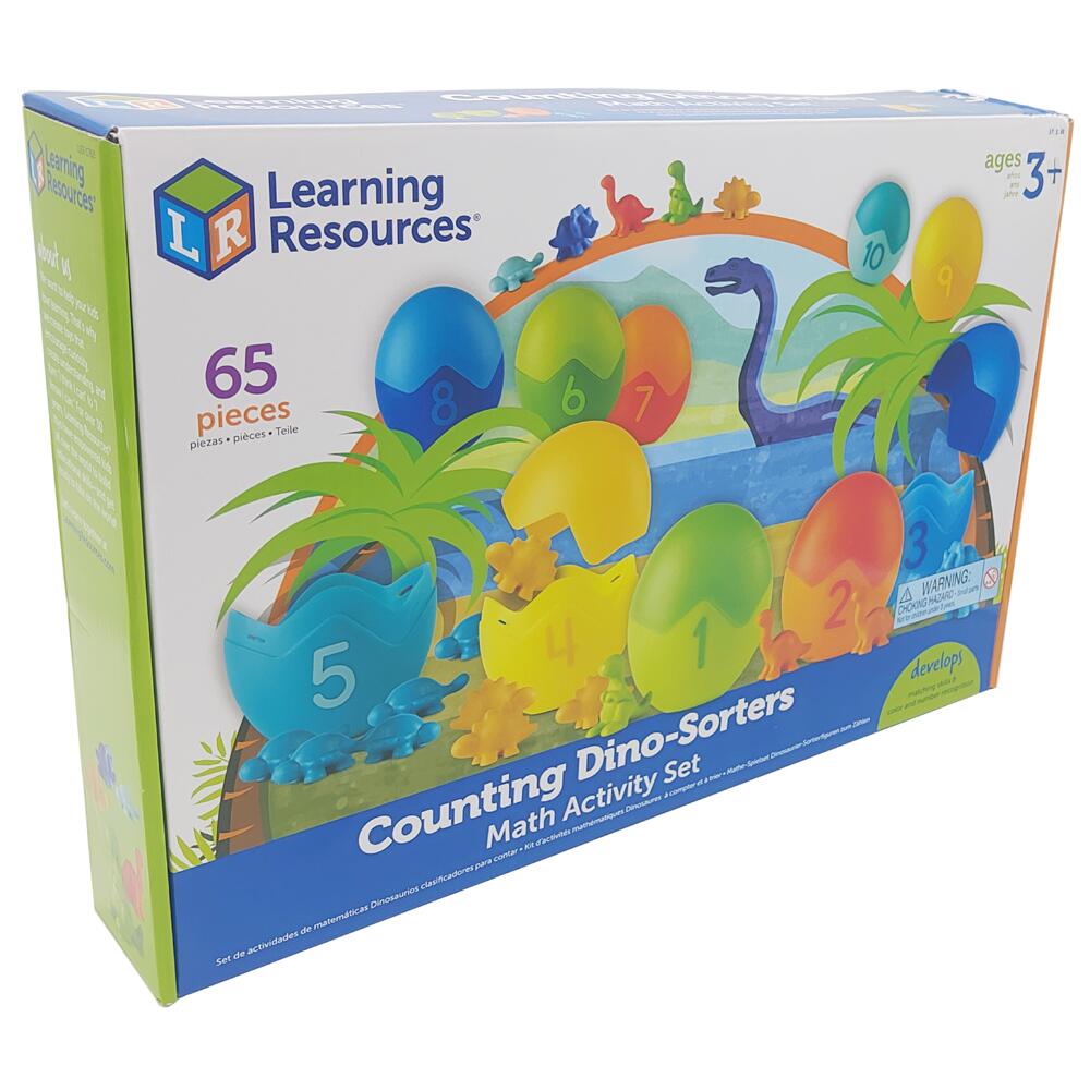 Learning Resources Counting Dino Sorters Math Activity Set LER1768