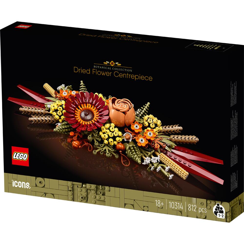 LEGO Icons Botanical Collection Dried Flower Centrepiece 812 Piece Set Ages  18+