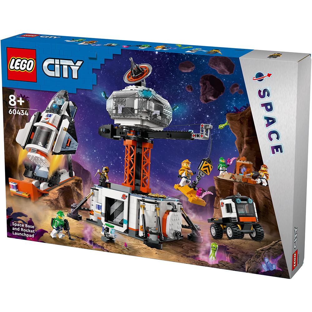 LEGO City Space Base and Rocket Launchpad Set 60434 Ages 8+