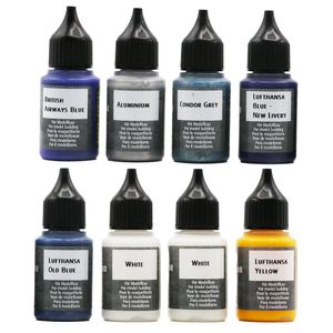 View 3 Revell Model Colour Acrylic Paint Set MODERN AIRLINER 8 x 17ml 36203