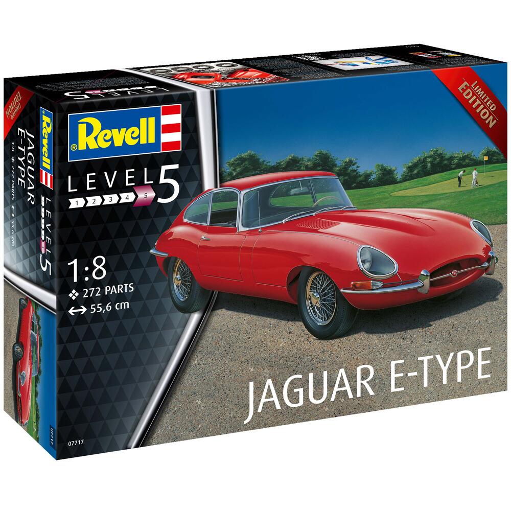 Revell Jaguar E-Type Limited Edition Large Model Kit Scale 1:8 07717
